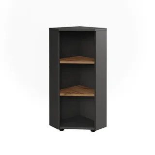 Vicco Eckmidischrank Irma 33 x 81 cm Anthrazit/Artisan - Braun