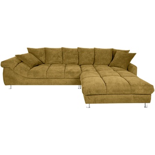 CARRYHOME Ecksofa Currygelb, - 337x228 cm,