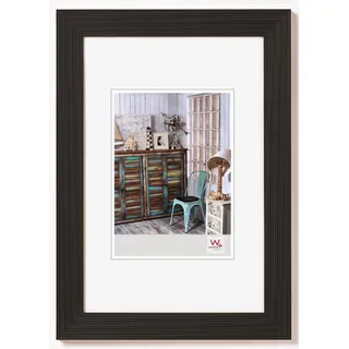 walther design Bilderrahmen schwarz 40 x 60 cm Grado Holzrahmen HI460B