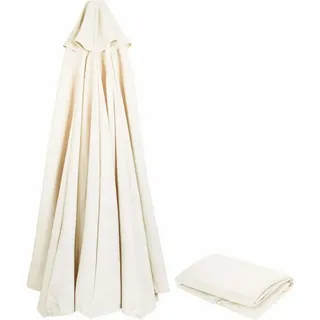 nafgqiy Ersatz-Sonnenschirmbezug 270cm Anthrazit Uv-Schutz 80 Strand