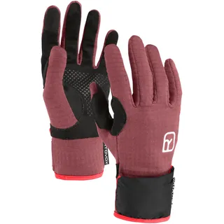 Ortovox Fleece Grid Cover Glove Fleecehandschuhe Damen mountain rose - S