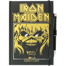 Bild Iron Maiden The Beast On The Road Notizbuch schwarz
