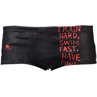 Turbo France Train 14 Cm Badehose Boxer - Black - 3XL
