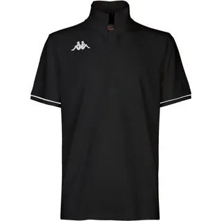 Kappa Barli Kurzarm-poloshirt - Black / White - S