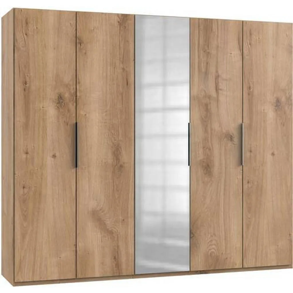 Bild von Level 250 x 216 x 58 cm Plankeneiche Nachbildung mit Spiegeltüren