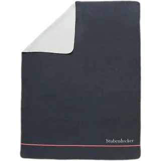 David Fussenegger Kuscheldecke , Anthrazit , Textil , Schriftzug , 150x200 cm , Textiles Vertrauen - Oeko-Tex®, Made in Austria , Kettelrand , Heimtextilien, Wohntextilien, Decken, Kuscheldecken