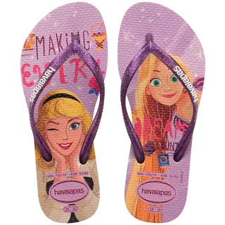 Havaianas Slim Princess Mädchen Flip Flop, Bege Palha, 13 UK Child