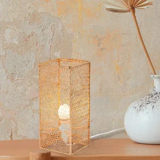 Böhmische Tischlampe Nachttischlampe Ariana - Beige