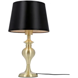 Tischleuchte , Gelb, Grau , Metall , 24x40x24 cm , RoHS, Europäischer Sicherheitsstandard , Schnurschalter, einfach zu transportieren , Lampen & Leuchten, Leuchtenserien