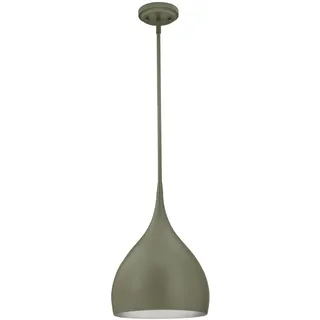 Westinghouse Pendelleuchte Tropfen Mattgrau / Silber mit 1 Lampe