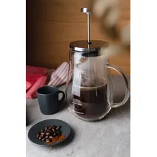 French Press aus Glas - Kaffeebereiter für 4 Tassen (800 ml)