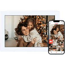 Bild Smart Frame WiFi 100 mit App-Funktion Digitaler Bilderrahmen, 25,53 cm, 800 x 1280p, Weiß