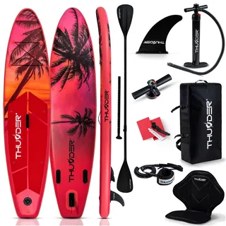 Thunder Isle Stand Up Paddle Board 320 x 75 x 15 cm Rosa 150 kg - Rosa