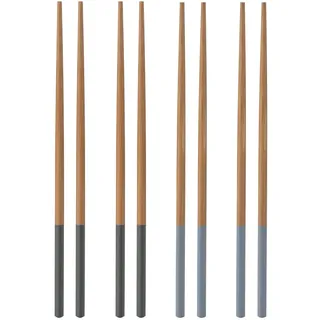 Typhoon World Foods Essstäbchen, 4 Paar, Bambus Natur, 24 cm, nachhaltig