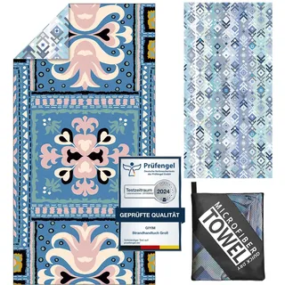 Giyim Strandhandtuch Groß - 180 x 100 cm Strandtuch Mikrofaser mit Tasche, Saugfähig und Schnell Trocknende Strandtücher, Weiches & Leichtes Beach Towel für Strand, Schwimmen (Boho)