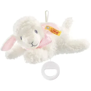 Steiff 239649 Träum-süß-Lamm Spieluhr Plüschtier, Mehrfarbig, Medium, 25 cm