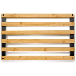 kela Bambus Topfuntersetzer 38 x 24 x 3 cm KIRIL, Holzuntersetzer quadratisch, hitzebeständig