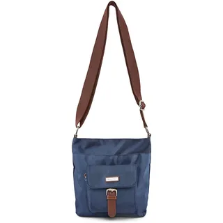 Tom Tailor Damen Schultertasche Rina, blau,