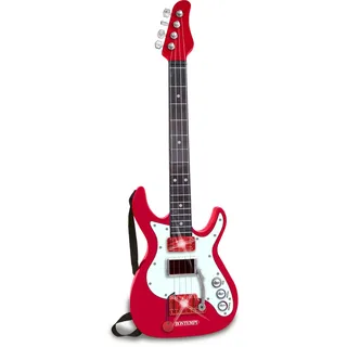 BONTEMPI 241300-Elektrische Gitarre mit Schultergurt, Red