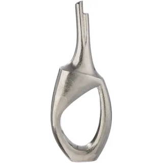 Gilde "Lochvase, "Haydon", Aluminium", silberfarben