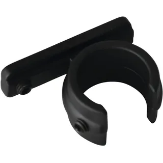 GARDINIA Vorhangstange Ring-Adapter 1-läufig Ø 20 mm 4 cm Schwarz
