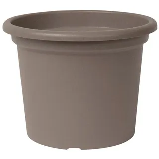 Pflanzkübel Pflanztopf Blumentopf 35 cm taupe nachhaltig und frostsicher topf