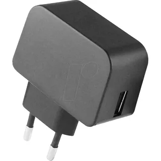 HN Power HNP12-USBL6 USB Ladegerät 12 W 1x USB-A Schwarz Innenbereich Stabilisiert