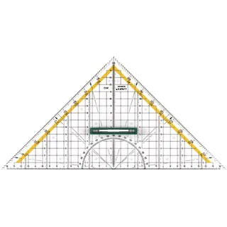 LINEX Geodreieck 2632 30 cm Kunststoff mit Griff