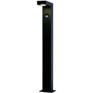 LUCIDE Außenleuchte Aluminium 60,0 cm IP54 inkl. LED-Lampe grau/schwarz