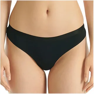 String ADIDAS ORIGINALS "String Sport Active Essential Low Rise Thong 3P 3er Pack", Damen, Gr. XL, schwarz, Obermaterial: 95% Baumwolle CO. 5% Elasthan EL., Unterhosen String