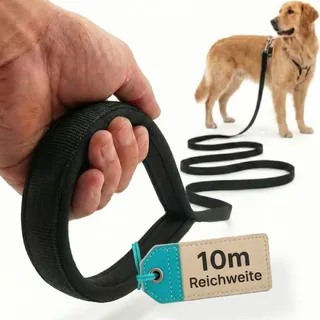 Hund IST K√∂nig® 10m Schleppleine | für Hunde mit gepolsterter Handschlaufe 1 St