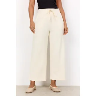 Sweathose SOYACONCEPT "SC-BANU 26", Damen, Gr. XL (42), N-Gr, beige (cream), Sweatware, Obermaterial: 48% Modal, 48% Polyester, 4% Elasthan, unifarben, knöchelfrei, Hosen Sweathose, Viskosemischung