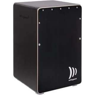 Schlagwerk Cajon CP91 Rudiments Hard Coal Stripes Large