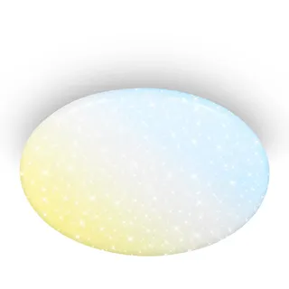 BRILONER - LED Deckenlampe mit Fernbedienung, dimmbar, Nachtlicht, warmweiß bis kaltweiß, ultra hell, LED Lampe, Deckenleuchte, Wohnzimmerlampe, Küchenlampe, Deckenbeleuchtung, 56 x 8,5 cm, Weiß