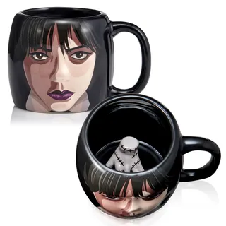 WOW! STUFF Wednesday and Thing 3D-Becher zum Verschenken | Geheimnisvolles Ding im Inneren | Offizielle Mittwochsartikel, Sammlerstücke, Spielzeug und Geschenke | Für Teenager, Tweens und Erwachsene