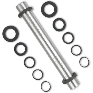 luxuskollektion Edelstahl Nudelholz mit abnehmbare Ringe in 5