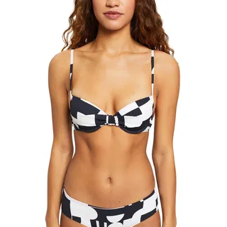 ESPRIT Damen Cube Beach Pad.bra Bikini, Black 3, B EU