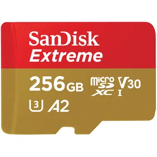 SanDisk Extreme 256GB microSDXC UHS-I V30