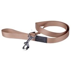 Wouapy Leine Basic Line, Leine für Hunde 25 mm x 1 m beige