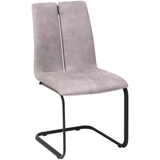 Venjakob Schwingstuhl , Anthrazit, Grau , Metall, Textil , Uni , Flachrohr, U-Form , 47x91x60 cm , Made in Germany, Dgm , Lederauswahl, Stoffauswahl, Typenauswahl , Esszimmer, Stühle, Schwingstühle