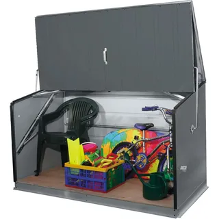 Trimetals Auflagenbox 194 x 88 x 112 cm Grau/Silber