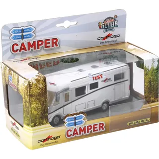 Kids GLOBE Wohnmobil Auto Spielzeug mit Licht und Rückziehmotor