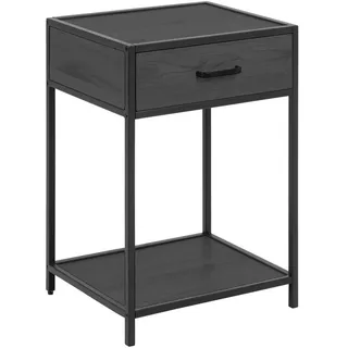 Actona Nachtschrank Seaford 42 x 35 x 63 cm Schwarz