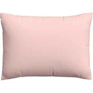 Kissenbezug SCHLAFGUT "Premium Kissenbezug Woven Satin (1 St)", lila (lila light), B:70cm L:90cm, Mako-Satin, Obermaterial: 100% Baumwolle, Kissenbezüge, Kissenbezug, Ton-in-Ton Reißverschluss, Fadendichte von 300tc, Uni, OEKO Tex