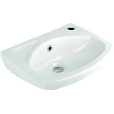 Bild aquaSu® Lucanti Handwaschbecken 35 cm Weiß