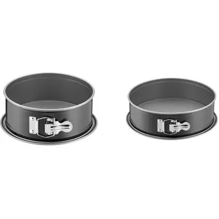 Kaiser Inspiration Mini Springform 20 cm rund, Flachboden & Inspiration Springform 24 cm rund, Flachboden, runde Backform, Kuchenform antihaftbeschichtet, auslaufsicher