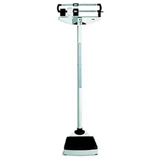 Seca 711 Mechanische Waage, mit 60 – 200 cm Höhenmesser, Klasse III, 220 kg belastbar