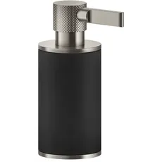 Gessi Inciso Stand-Seifenspender, Behälter schwarz matt, 58538, Farbe: Finox Optik