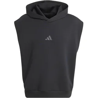 adidas Men's Soft LUX Hooded Vest, Black, 4XL Tall
