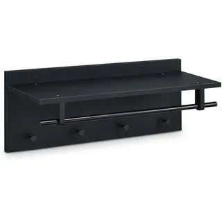 Idimex Wandgarderobe Ulf , Holzwerkstoff , Vintage , 75x30x26 cm , Garderobe, Garderobenhaken, Hakenleisten